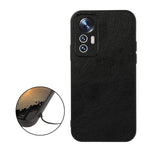 Custodia per telefono in PU con texture Litchi a due colori con foro accurato, For Xiaomi Mi 12 Lite