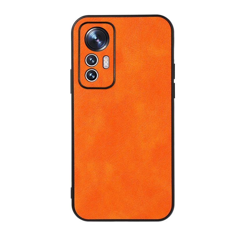 Custodia per telefono in PU con texture Litchi a due colori con foro accurato, For Xiaomi Mi 12 Lite