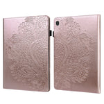 Custodia per tablet in pelle con motivo in rilievo pavone, For Lenovo M10 Plus 3rd Gen