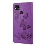 Custodia per telefono in pelle goffrata farfalla, For Xiaomi Redmi 10A, For Xiaomi Redmi 10C, For Samsung Galaxy M23 5G
