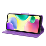 Custodia per telefono in pelle goffrata farfalla, For Xiaomi Redmi 10A, For Xiaomi Redmi 10C, For Samsung Galaxy M23 5G