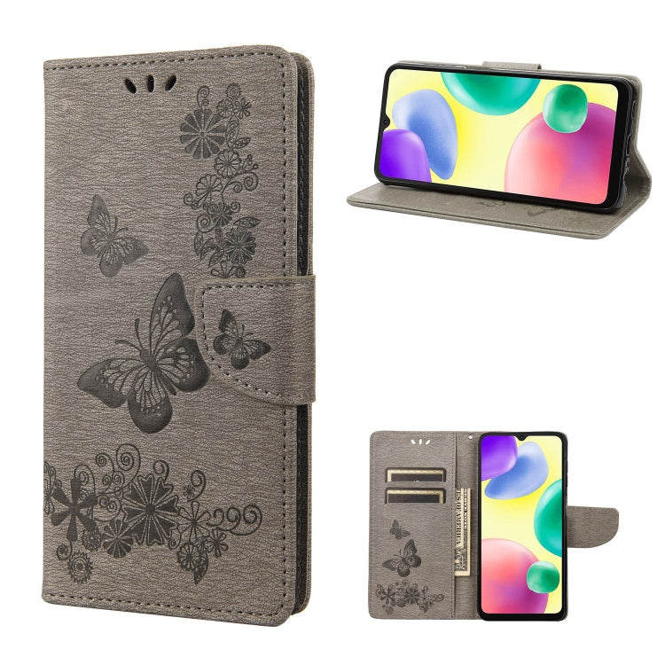 Custodia per telefono in pelle goffrata farfalla, For Xiaomi Redmi 10A, For Xiaomi Redmi 10C, For Samsung Galaxy M23 5G