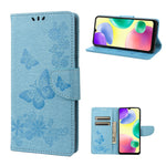 Custodia per telefono in pelle goffrata farfalla, For Xiaomi Redmi 10A, For Xiaomi Redmi 10C, For Samsung Galaxy M23 5G