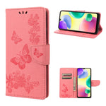 Custodia per telefono in pelle goffrata farfalla, For Xiaomi Redmi 10A, For Xiaomi Redmi 10C, For Samsung Galaxy M23 5G