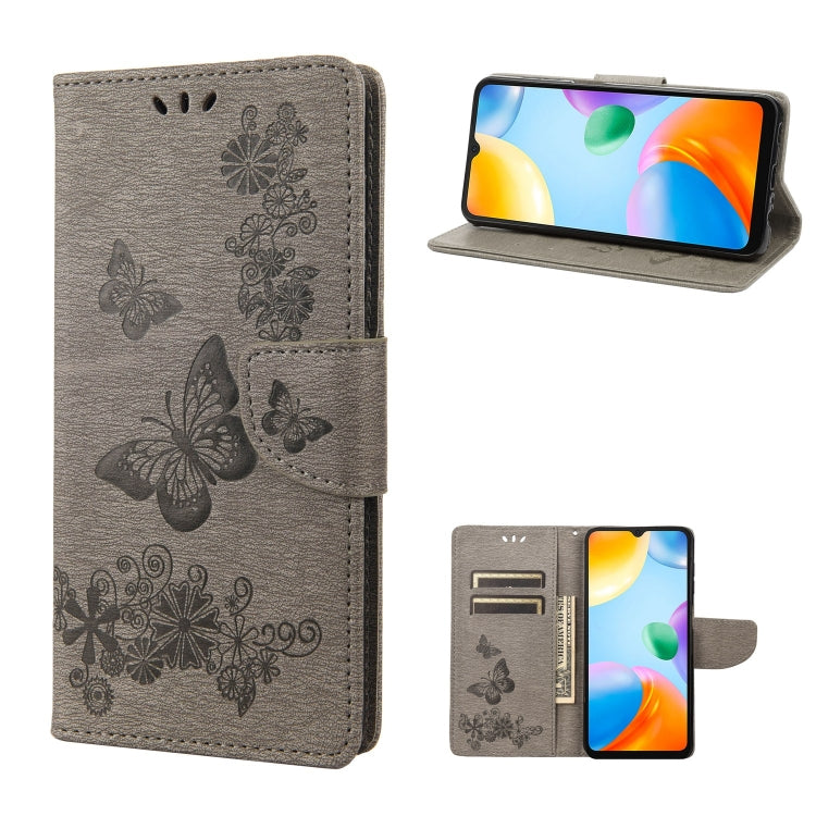 Custodia per telefono in pelle goffrata farfalla, For Xiaomi Redmi 10A, For Xiaomi Redmi 10C, For Samsung Galaxy M23 5G