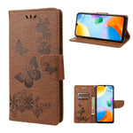 Custodia per telefono in pelle goffrata farfalla, For Xiaomi Redmi 10A, For Xiaomi Redmi 10C, For Samsung Galaxy M23 5G