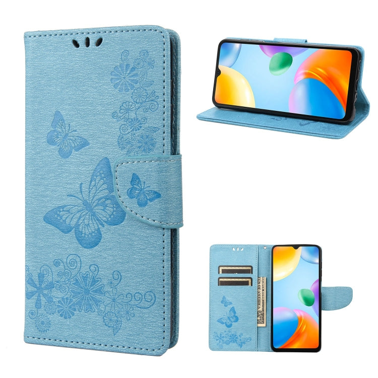 Custodia per telefono in pelle goffrata farfalla, For Xiaomi Redmi 10A, For Xiaomi Redmi 10C, For Samsung Galaxy M23 5G