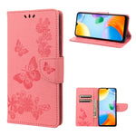 Custodia per telefono in pelle goffrata farfalla, For Xiaomi Redmi 10A, For Xiaomi Redmi 10C, For Samsung Galaxy M23 5G