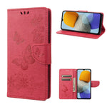 Custodia per telefono in pelle goffrata farfalla, For Xiaomi Redmi 10A, For Xiaomi Redmi 10C, For Samsung Galaxy M23 5G