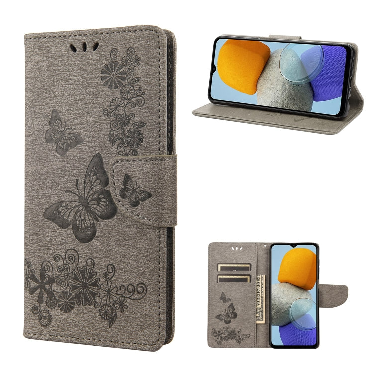 Custodia per telefono in pelle goffrata farfalla, For Xiaomi Redmi 10A, For Xiaomi Redmi 10C, For Samsung Galaxy M23 5G