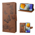 Custodia per telefono in pelle goffrata farfalla, For Xiaomi Redmi 10A, For Xiaomi Redmi 10C, For Samsung Galaxy M23 5G