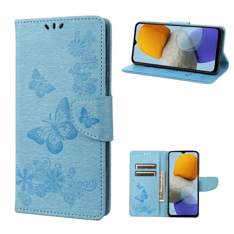 Custodia per telefono in pelle goffrata farfalla, For Xiaomi Redmi 10A, For Xiaomi Redmi 10C, For Samsung Galaxy M23 5G