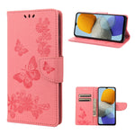 Custodia per telefono in pelle goffrata farfalla, For Xiaomi Redmi 10A, For Xiaomi Redmi 10C, For Samsung Galaxy M23 5G