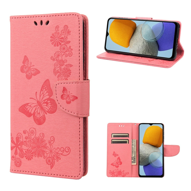 Custodia per telefono in pelle goffrata farfalla, For Xiaomi Redmi 10A, For Xiaomi Redmi 10C, For Samsung Galaxy M23 5G