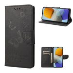 Custodia per telefono in pelle goffrata farfalla, For Xiaomi Redmi 10A, For Xiaomi Redmi 10C, For Samsung Galaxy M23 5G