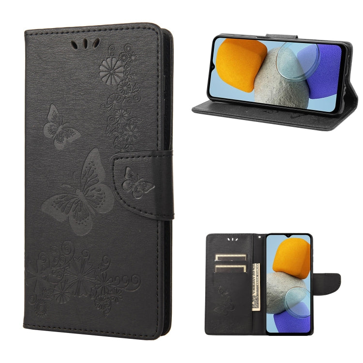 Custodia per telefono in pelle goffrata farfalla, For Xiaomi Redmi 10A, For Xiaomi Redmi 10C, For Samsung Galaxy M23 5G