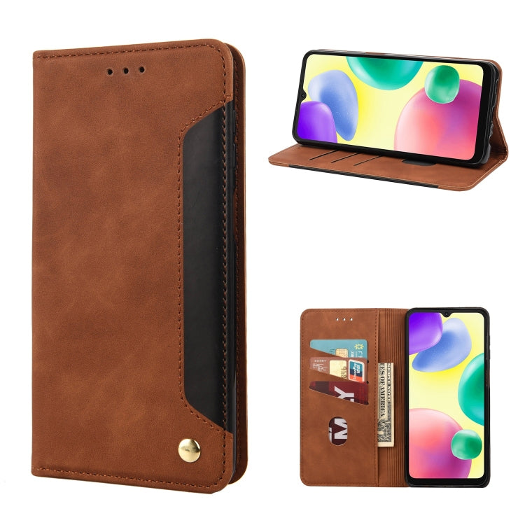 Custodia per telefono in pelle con giunture al tatto, For Xiaomi Redmi 10A, For Xiaomi Redmi 10C, For Samsung Galaxy M23 5G, For Samsung Galaxy M53 5G