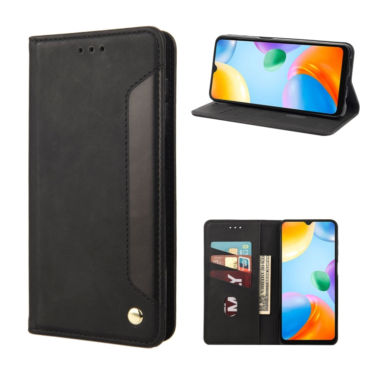 Custodia per telefono in pelle con giunture al tatto, For Xiaomi Redmi 10A, For Xiaomi Redmi 10C, For Samsung Galaxy M23 5G, For Samsung Galaxy M53 5G