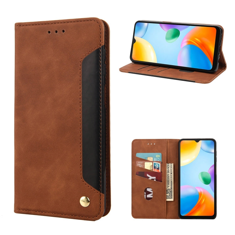 Custodia per telefono in pelle con giunture al tatto, For Xiaomi Redmi 10A, For Xiaomi Redmi 10C, For Samsung Galaxy M23 5G, For Samsung Galaxy M53 5G