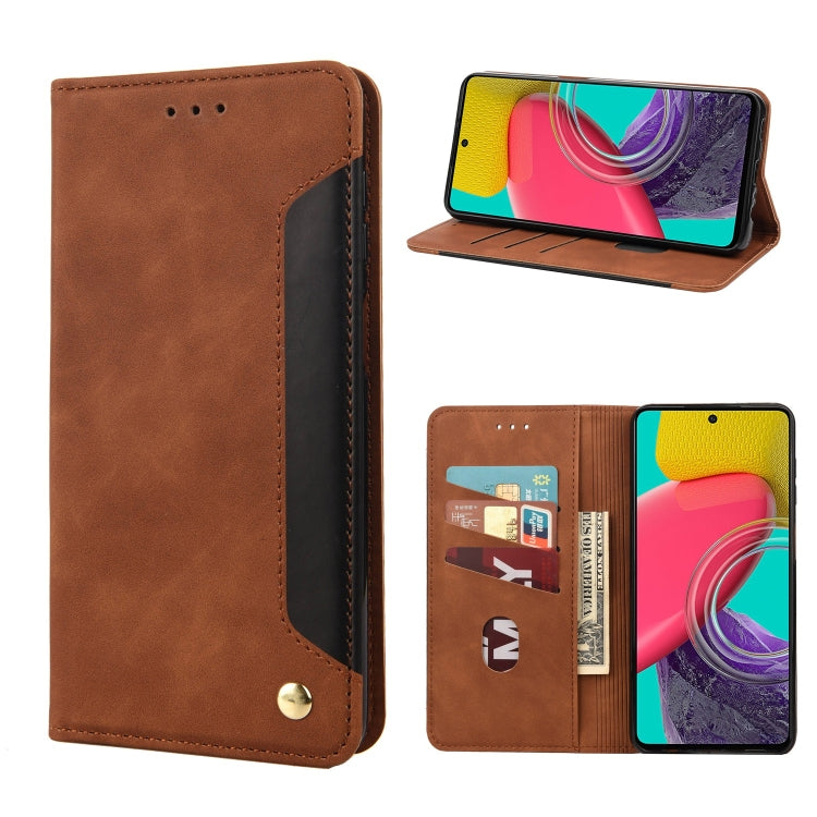 Custodia per telefono in pelle con giunture al tatto, For Xiaomi Redmi 10A, For Xiaomi Redmi 10C, For Samsung Galaxy M23 5G, For Samsung Galaxy M53 5G
