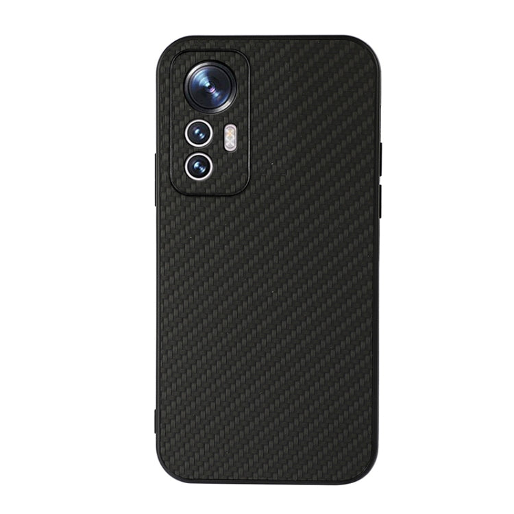 Custodia antiurto in fibra di carbonio con foro accurato, For Xiaomi Mi 12 Lite