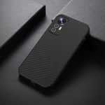 Custodia antiurto in fibra di carbonio con foro accurato, For Xiaomi Mi 12 Lite