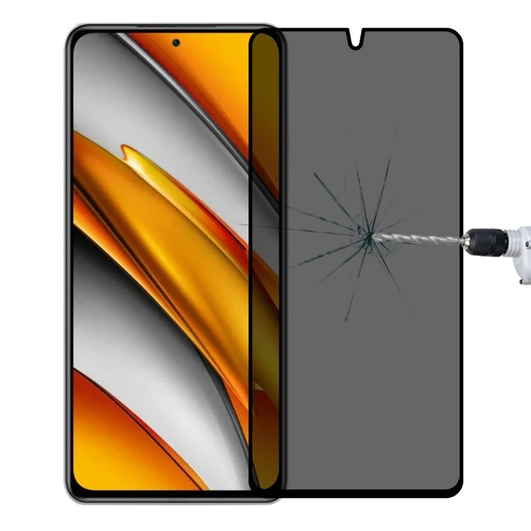 Pellicola in vetro temperato anti-peeping a copertura totale, For Xiaomi Redmi Note 10 Pro(1 PC), For Xiaomi Poco X3 Pro(1 PC), For Xiaomi Poco F3(1 PC), For Xiaomi Poco M3 Pro(1 PC), For Xiaomi Poco F3 GT(1 PC), For Xiaomi Poco X3 GT(1 PC)            ...