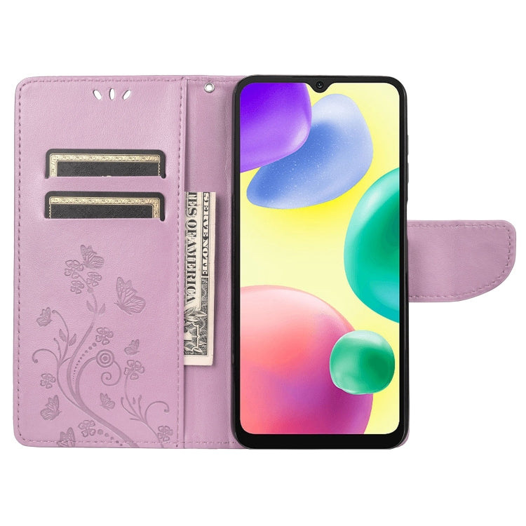 Custodia per cellulare in pelle con motivo floreale a farfalla, For Xiaomi Redmi 10A, For Xiaomi Redmi 10C, For Samsung Galaxy M23 5G