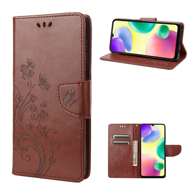 Custodia per cellulare in pelle con motivo floreale a farfalla, For Xiaomi Redmi 10A, For Xiaomi Redmi 10C, For Samsung Galaxy M23 5G