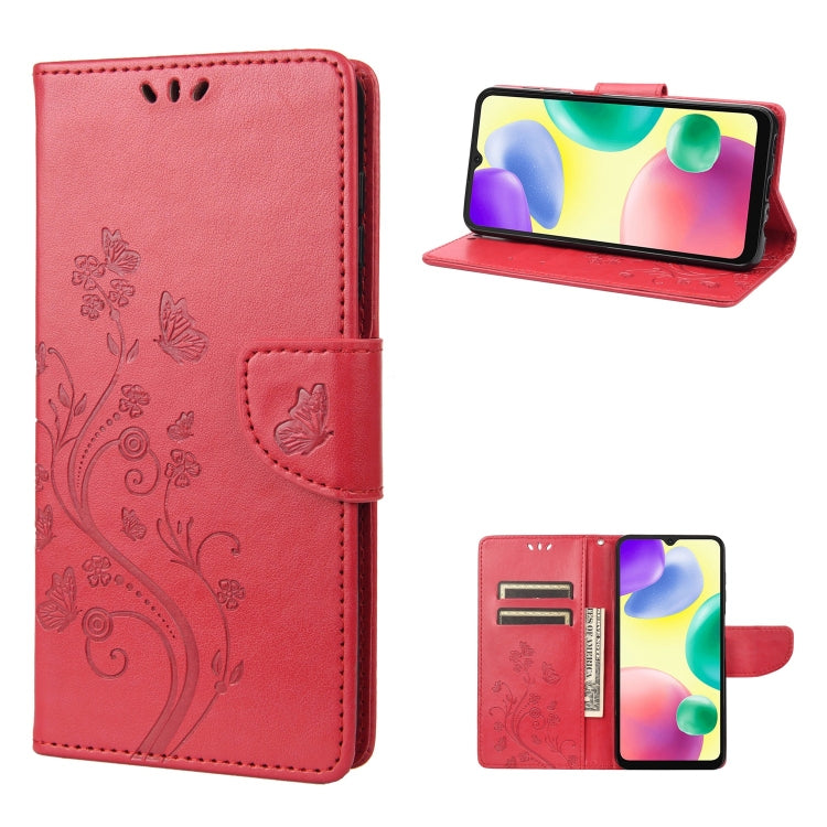 Custodia per cellulare in pelle con motivo floreale a farfalla, For Xiaomi Redmi 10A, For Xiaomi Redmi 10C, For Samsung Galaxy M23 5G