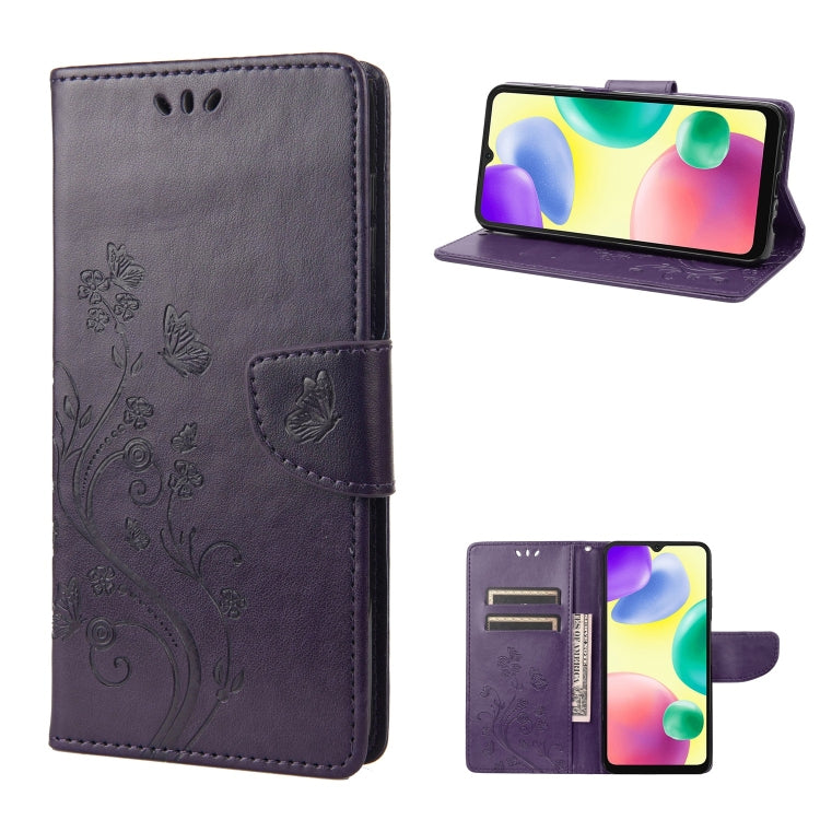 Custodia per cellulare in pelle con motivo floreale a farfalla, For Xiaomi Redmi 10A, For Xiaomi Redmi 10C, For Samsung Galaxy M23 5G