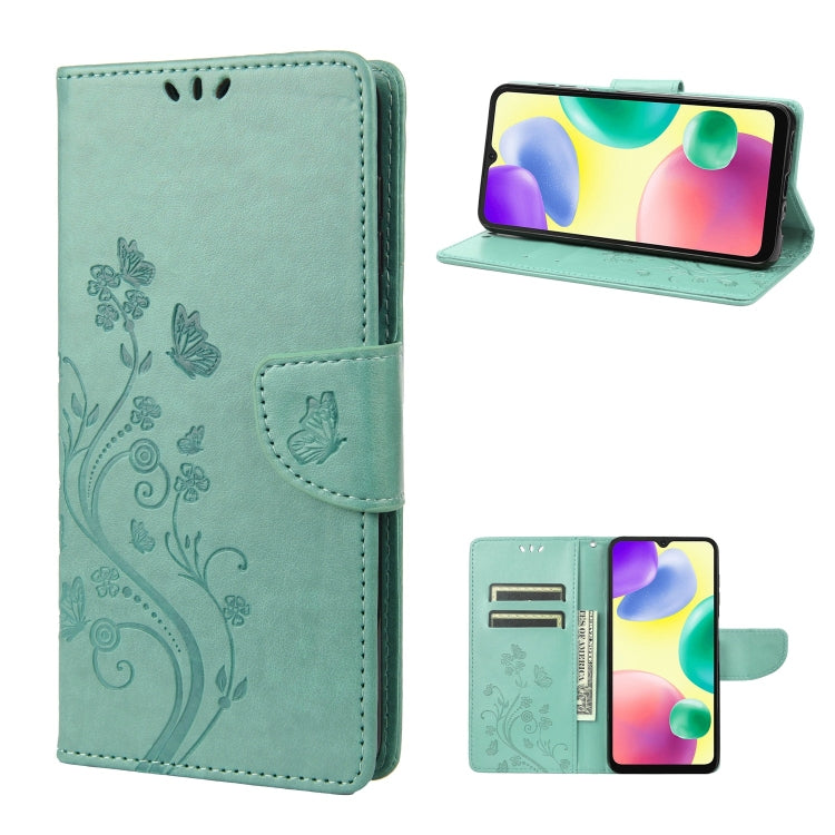 Custodia per cellulare in pelle con motivo floreale a farfalla, For Xiaomi Redmi 10A, For Xiaomi Redmi 10C, For Samsung Galaxy M23 5G