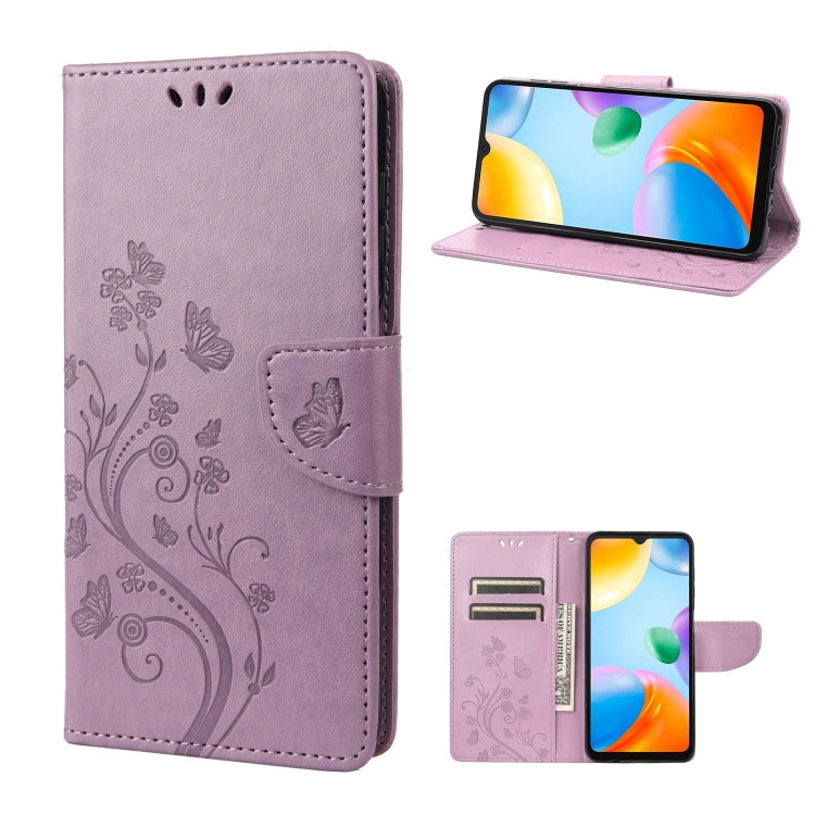 Custodia per cellulare in pelle con motivo floreale a farfalla, For Xiaomi Redmi 10A, For Xiaomi Redmi 10C, For Samsung Galaxy M23 5G