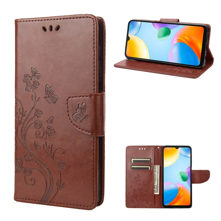 Custodia per cellulare in pelle con motivo floreale a farfalla, For Xiaomi Redmi 10A, For Xiaomi Redmi 10C, For Samsung Galaxy M23 5G