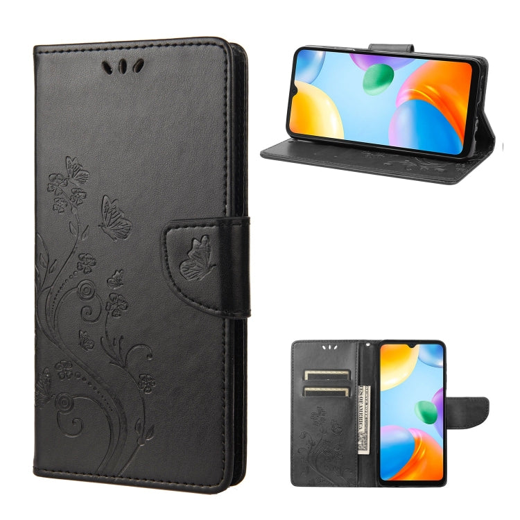 Custodia per cellulare in pelle con motivo floreale a farfalla, For Xiaomi Redmi 10A, For Xiaomi Redmi 10C, For Samsung Galaxy M23 5G