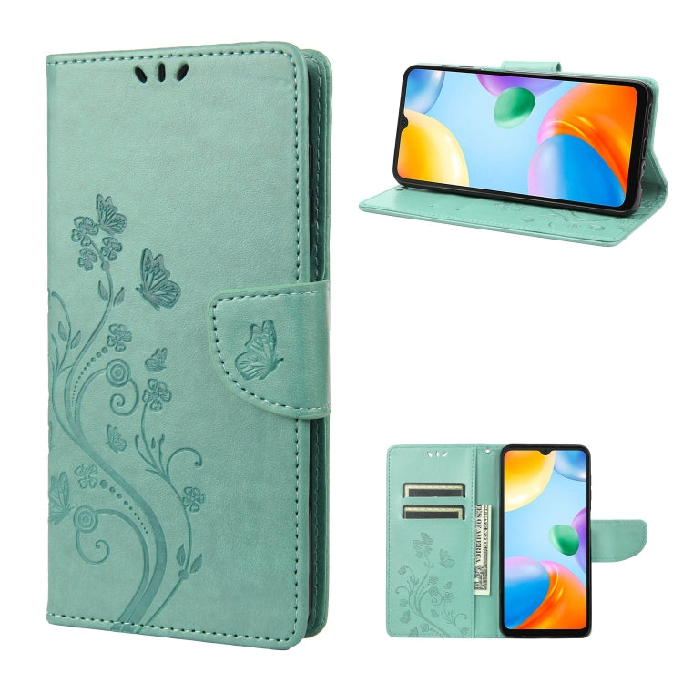 Custodia per cellulare in pelle con motivo floreale a farfalla, For Xiaomi Redmi 10A, For Xiaomi Redmi 10C, For Samsung Galaxy M23 5G