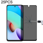 Pellicola in vetro temperato anti-peeping a copertura totale da 25 pezzi, For Xiaomi Redmi Note 10 Pro(25 PCS), For Xiaomi Poco X3 Pro(25 PCS), For Xiaomi Poco F3(25 PCS), For Xiaomi Poco M3 Pro(25 PCS), For Xiaomi Poco F3 GT(25 PCS)                   ...
