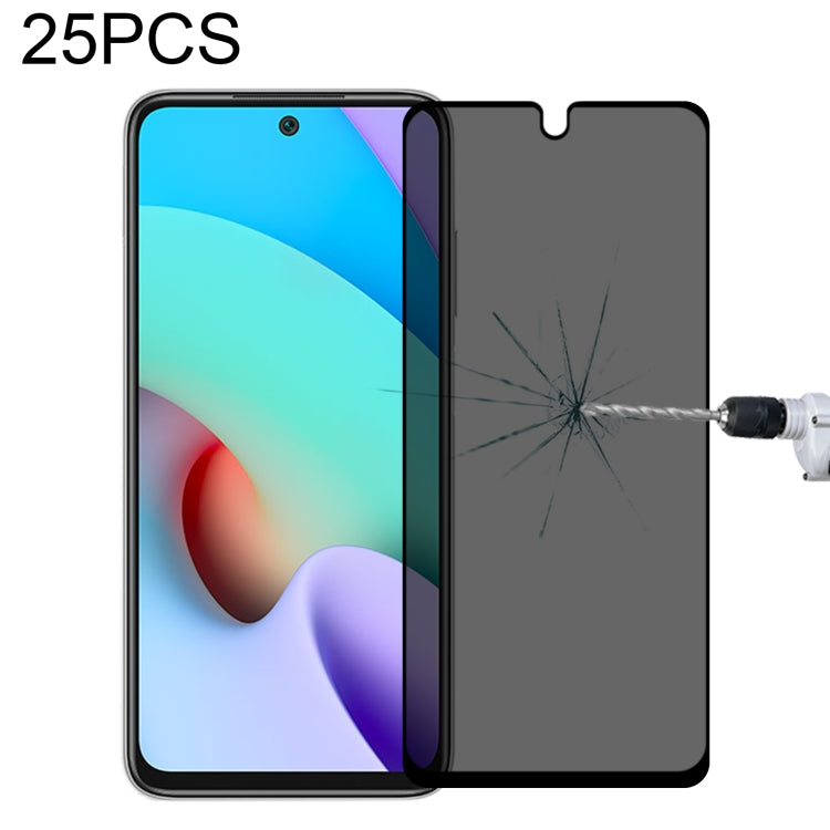 Pellicola in vetro temperato anti-peeping a copertura totale da 25 pezzi, For Xiaomi Redmi Note 10 Pro(25 PCS), For Xiaomi Poco X3 Pro(25 PCS), For Xiaomi Poco F3(25 PCS), For Xiaomi Poco M3 Pro(25 PCS), For Xiaomi Poco F3 GT(25 PCS)                   ...
