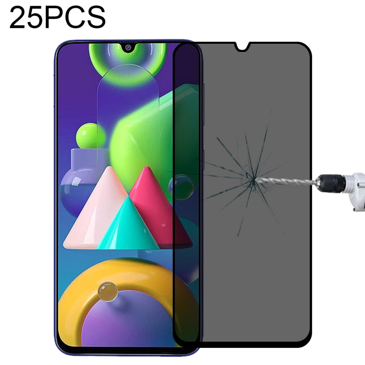 Pellicola in vetro temperato anti-peeping a copertura totale da 25 pezzi, For Samsung Galaxy S20 FE(25 PCS), For Xiaomi Redmi Note 11S / Note 11 SE India(25 PCS), For Samsung Galaxy M21(25 PCS), For Xiaomi Redmi K50/K50 Pro/K50 Gaming/Redmi K60(25 PCS)...