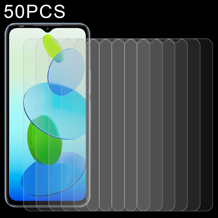 50 pellicole in vetro temperato da 0,26 mm 9H 2,5D, For Alcatel 1B 2022 (50 PCS), For Infinix Hot 12 (50 PCS), For Infinix Note 12 (50 PCS), For Infinix Smart 6 HD (50 PCS)
