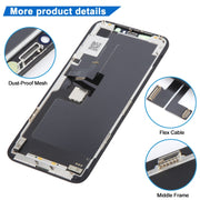 Schermo LCD in materiale TFT JK incell e assemblaggio completo del digitalizzatore, For iPhone XS Max(JK inell), For iPhone 11 Pro(JK inell), For iPhone 11 Pro Max(JK inell), For iPhone 12 / 12 Pro(JK inell)