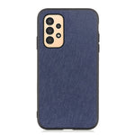 Custodia per telefono in vera pelle con trama incrociata, For Samsung Galaxy A13 4G, For Samsung Galaxy M23 / F23 5G