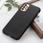 Custodia per telefono in vera pelle con texture Litchi, For Samsung Galaxy A13 4G, For Samsung Galaxy M23 / F23 5G