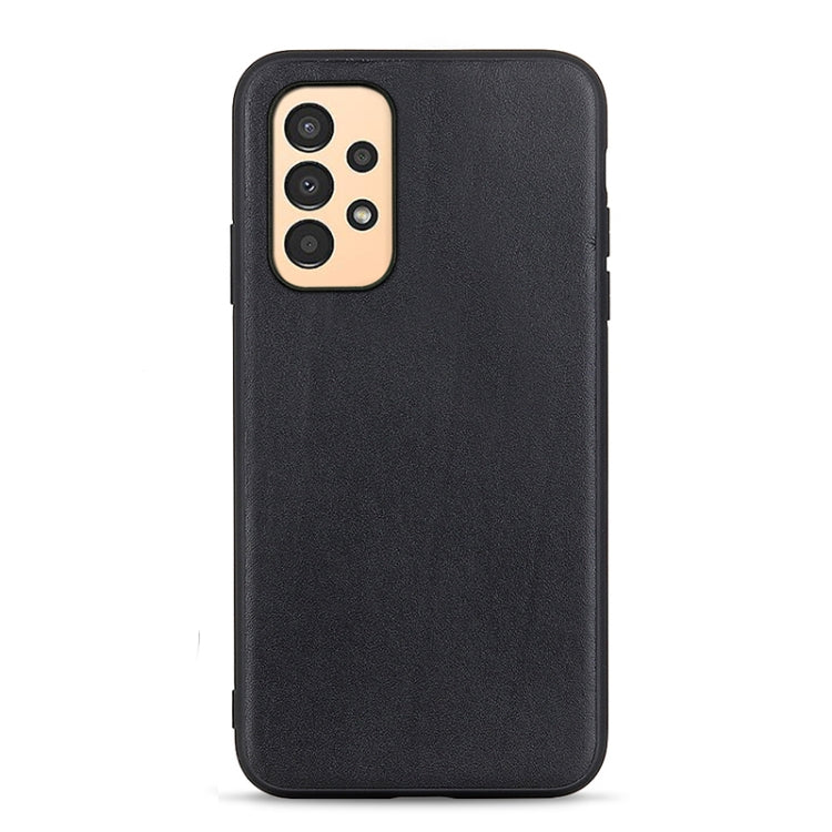 Custodia per telefono antiurto in vera pelle con trama di pecora, For Samsung Galaxy A13 4G, For Samsung Galaxy M23 / F23 5G