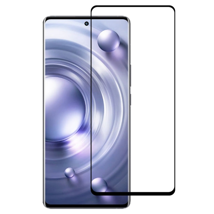 Pellicola in vetro temperato a schermo intero con bordo curvo 3D, For vivo X80 / X80 Pro(1 PC)
