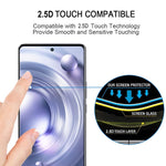 Pellicola in vetro temperato a schermo intero con bordo curvo 3D, For vivo X80 / X80 Pro(1 PC)