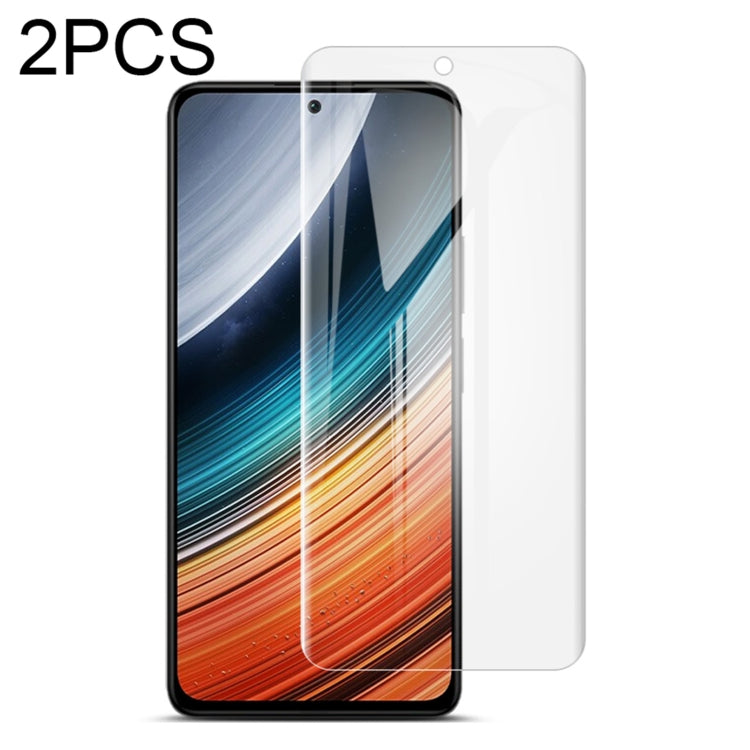 2 PZ IMAK Protezione frontale in pellicola idrogel curva a schermo intero, For Xiaomi Redmi K40S 5G, For Xiaomi Redmi K50 5G / K50 Pro 5G, For Xiaomi Redmi Note 11 4G, For Xiaomi Redmi Note 11E Pro 5G, For Xiaomi Redmi Note 11s 4G