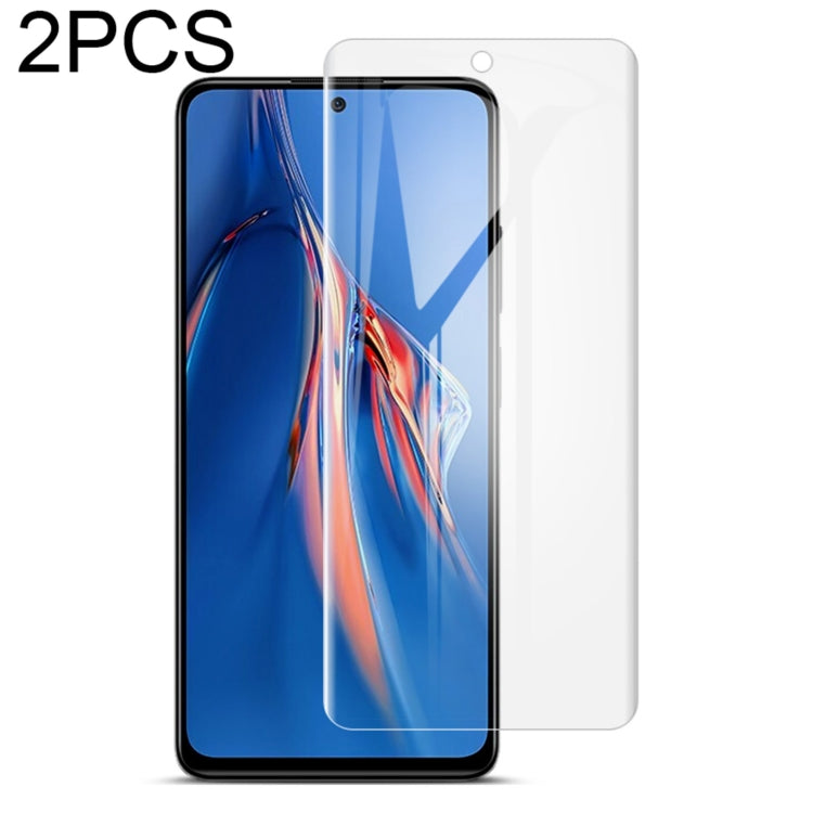 2 PZ IMAK Protezione frontale in pellicola idrogel curva a schermo intero, For Xiaomi Redmi K40S 5G, For Xiaomi Redmi K50 5G / K50 Pro 5G, For Xiaomi Redmi Note 11 4G, For Xiaomi Redmi Note 11E Pro 5G, For Xiaomi Redmi Note 11s 4G
