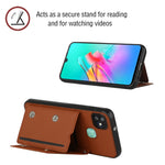 Skin Feel Custodia per telefono PU + TPU + PC, For Infinix Smart HD 2021-X612, For Tecno Pop5, For Samsung Galaxy A03 164mm