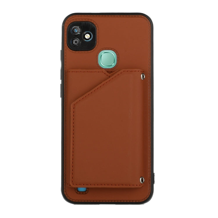 Skin Feel Custodia per telefono PU + TPU + PC, For Infinix Smart HD 2021-X612, For Tecno Pop5, For Samsung Galaxy A03 164mm